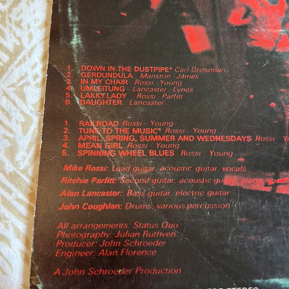 Vintage Status Quo Vinyl Record - Picture 8 of 12